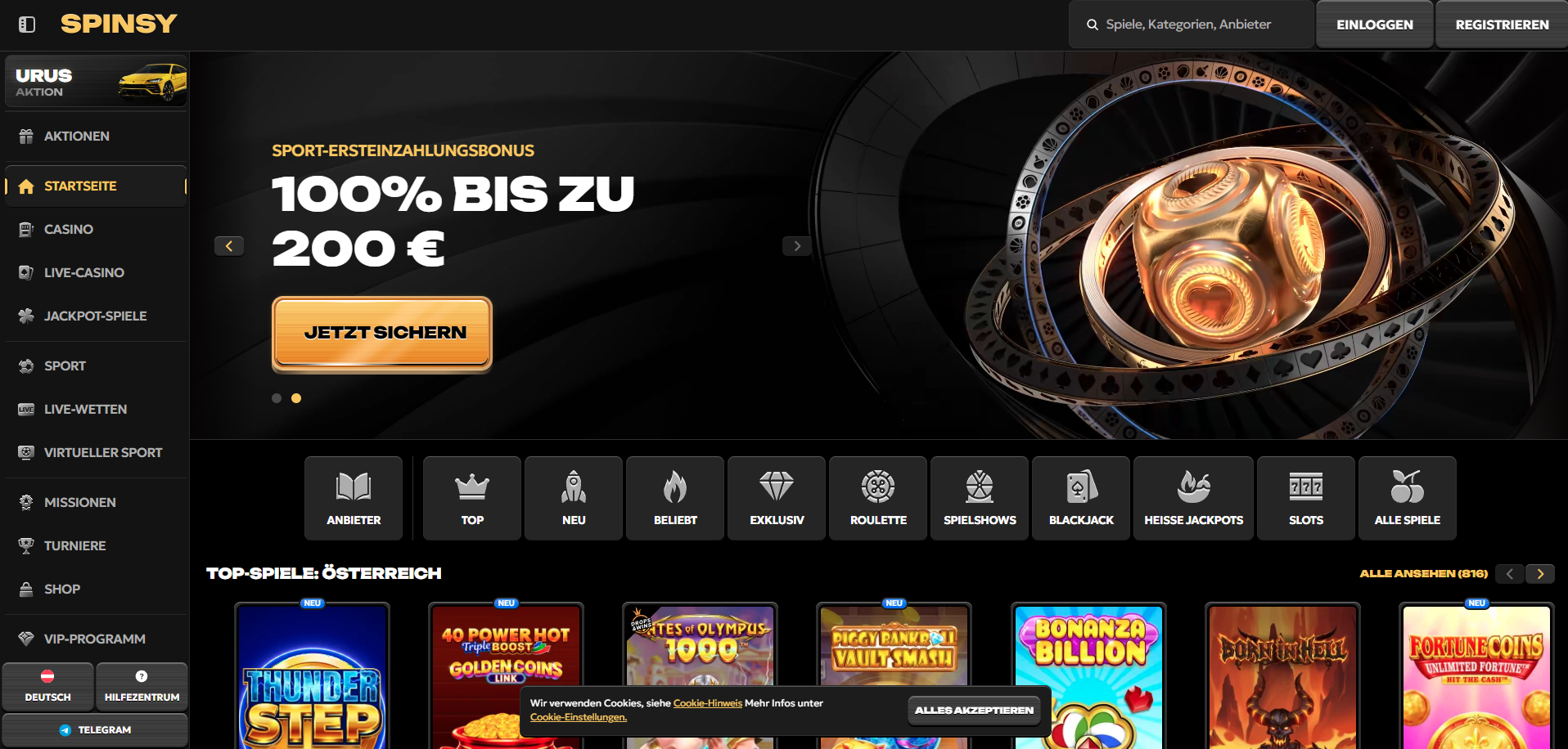 Spinsy Casino